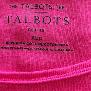 Talbots XLP Pink top
